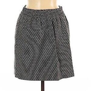 J.Crew Black and White Mini Skirt